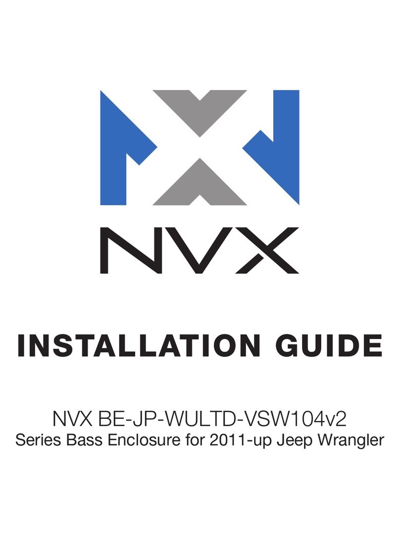 NVX BE-JP-WULTD-VSW104v2 Series installation guide