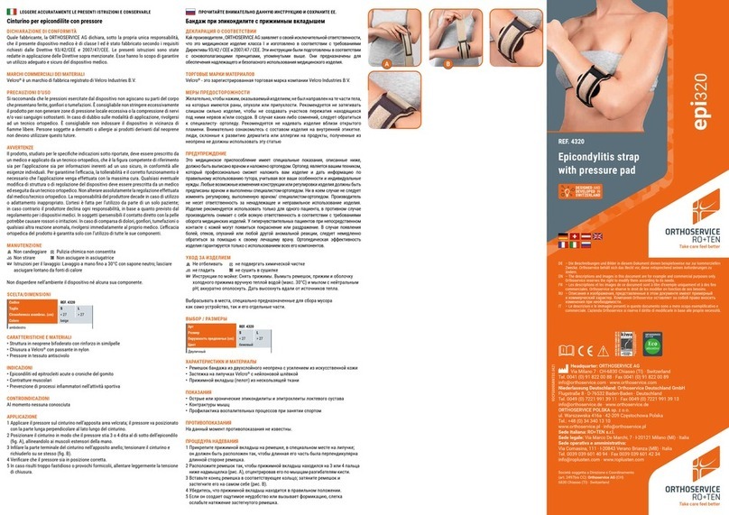 ORTHOSERVICE RO+TEN epi320 quick start guide