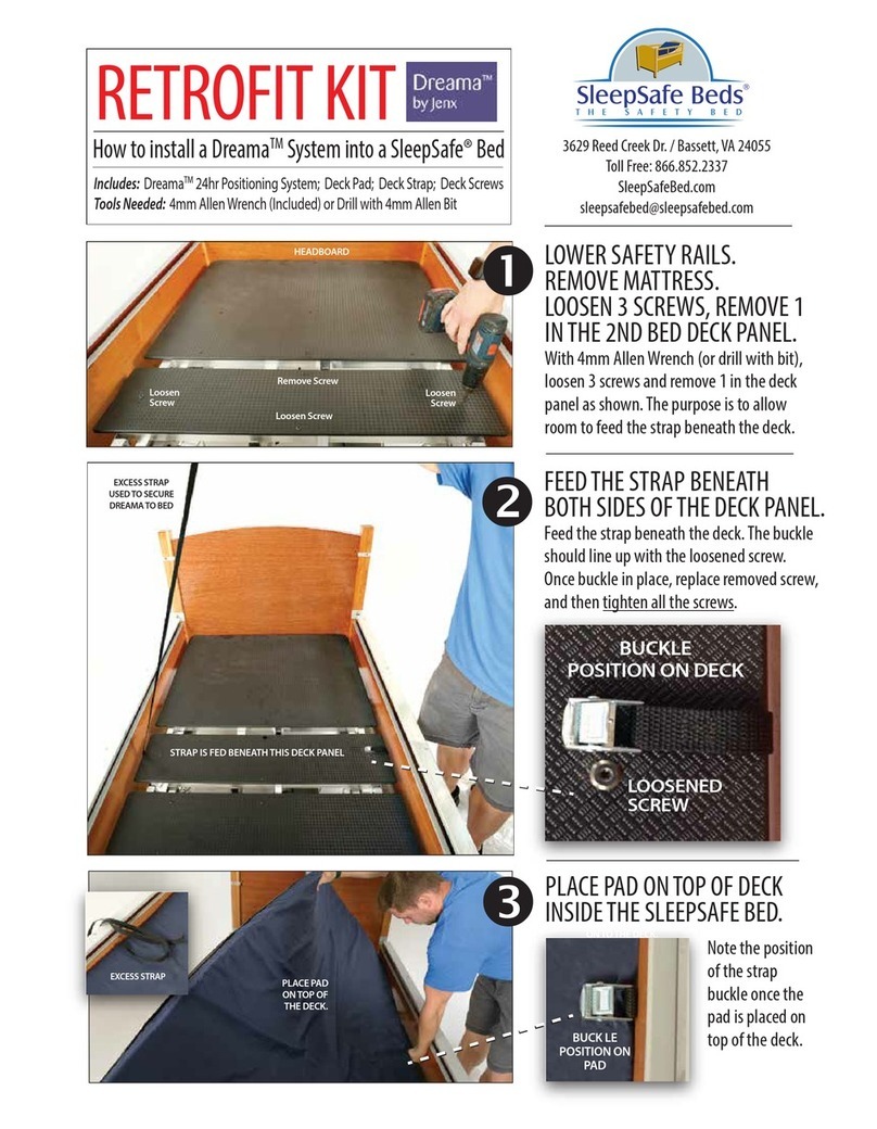 SleepSafe Beds Dreama RETROFIT KIT quick start guide