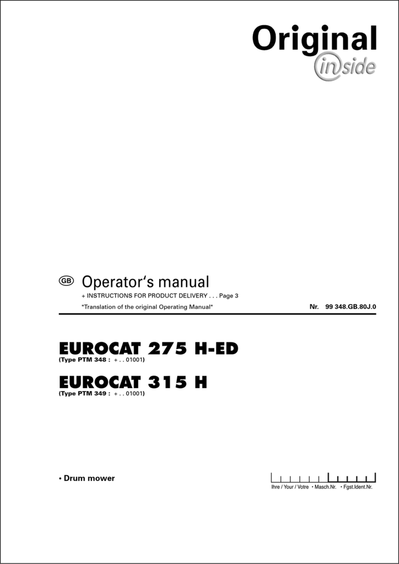 Pottinger EUROCAT 275 H-ED User manual