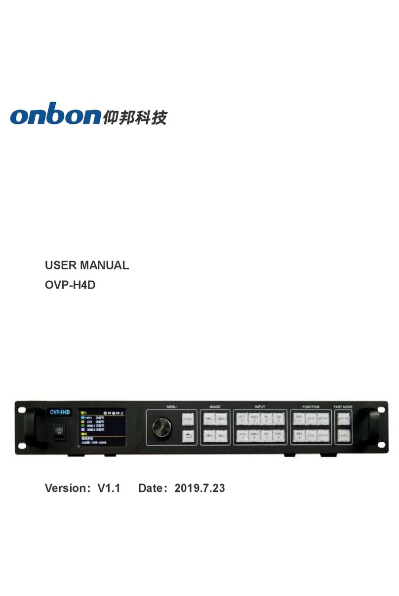 Onbon OVP-H4D User manual