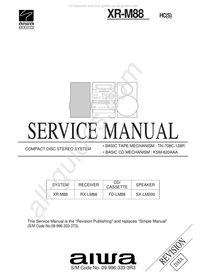 Aiwa XR-M88 Service manual