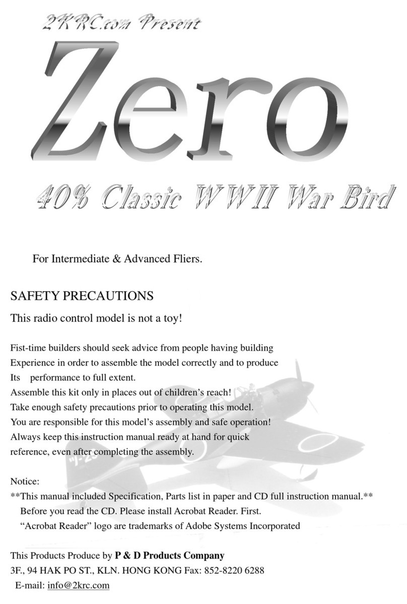 Flight Model ZERO A6M5B User manual Flight Model ZERO A6M5B User manual