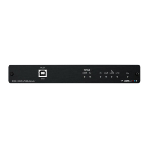 Kramer TP-600TRxr quick start guide