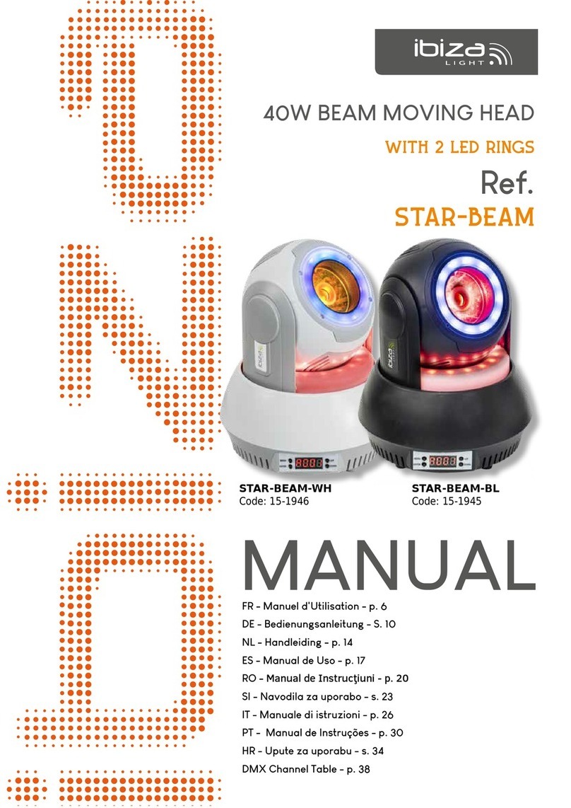 Ibiza STAR-BEAM-WH User manual