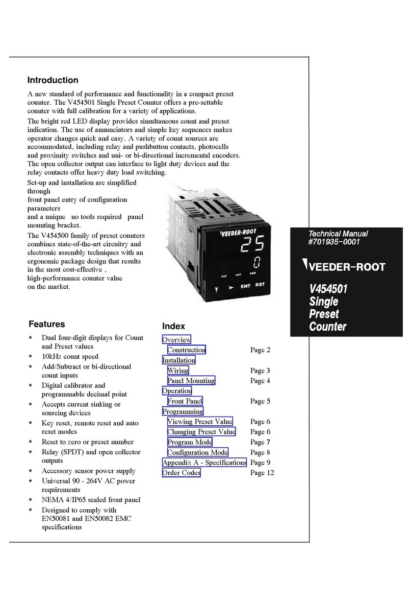 Veeder-Root V454501 User manual