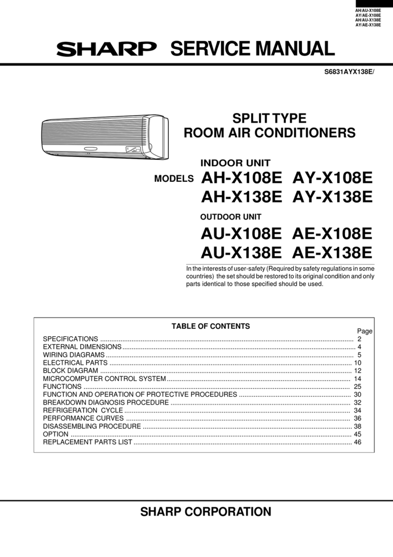 Sharp AH-X108E User manual