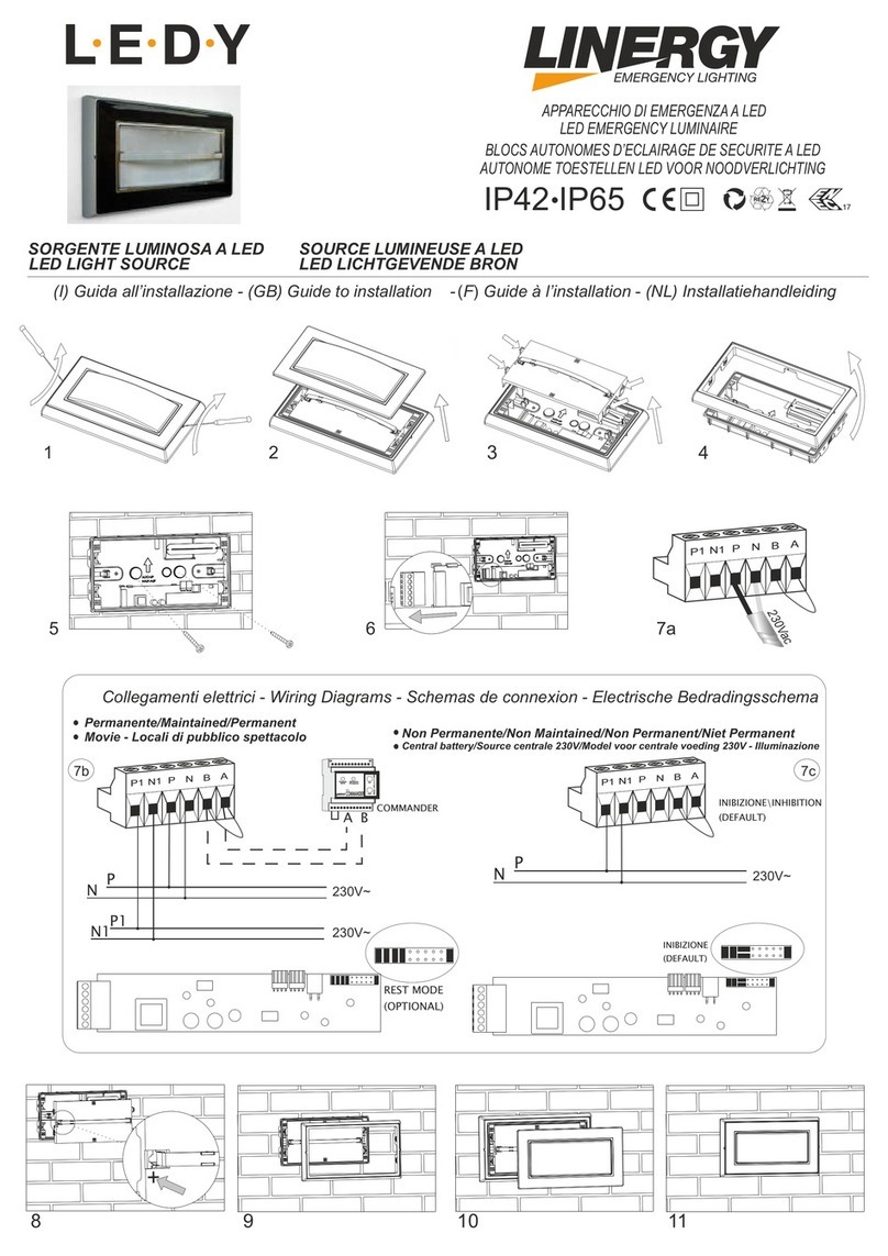 Linergy LEDY 15001 quick start guide