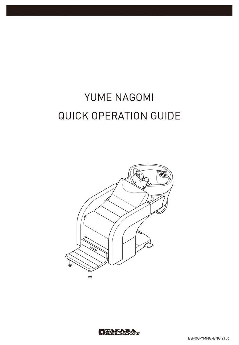 Takara Belmont YUME NAGOMI Quick operation guide