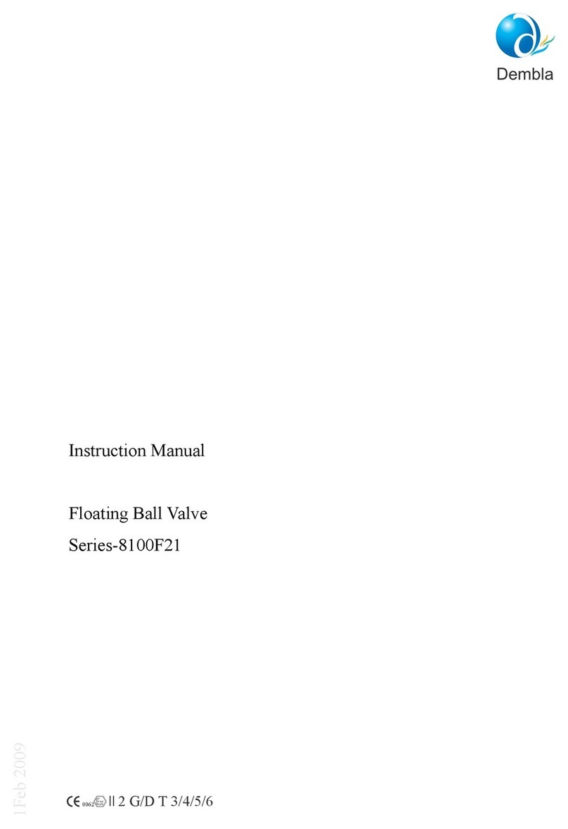 Dembla 8100F21 Series User manual