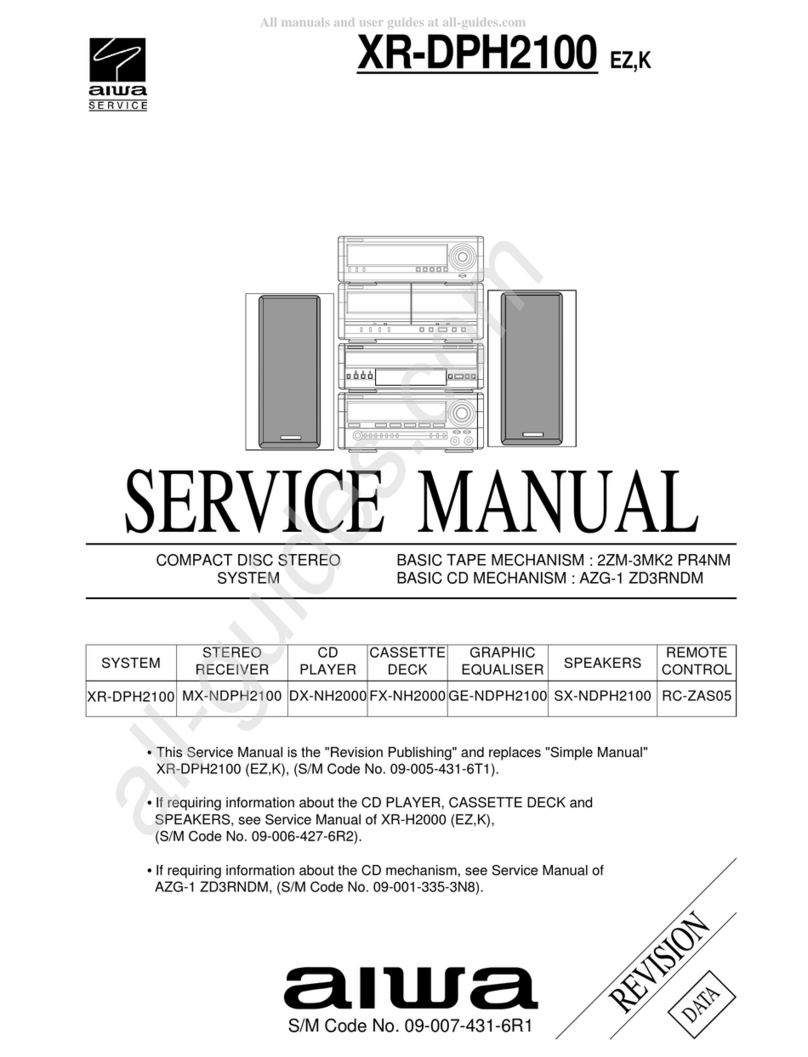 Aiwa XR-DPH2100 User manual