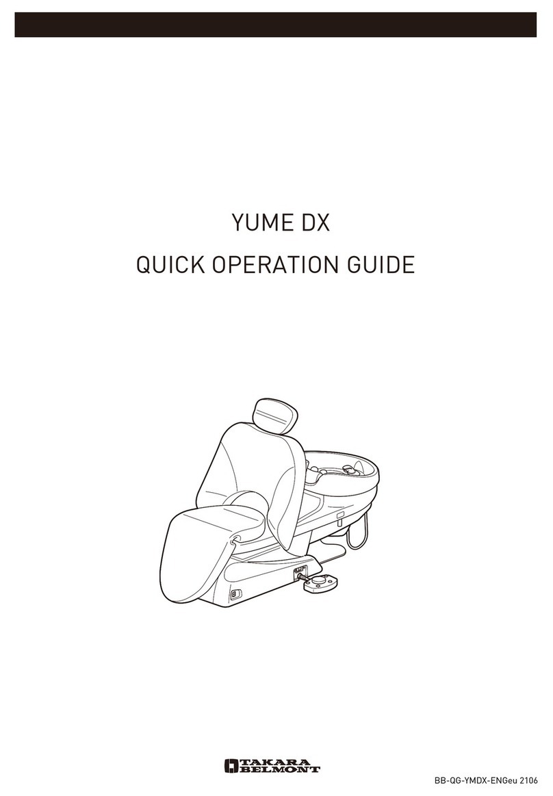 Takara Belmont Yume DX Quick operation guide