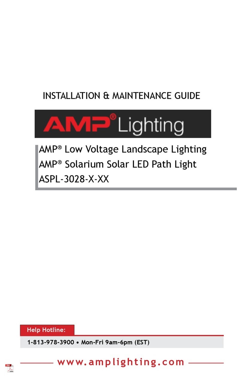 AMP Lighting ASPL-3028 Series Operating and safety instructions AMP Lighting ASPL-3028 Series Operating and safety instructions
