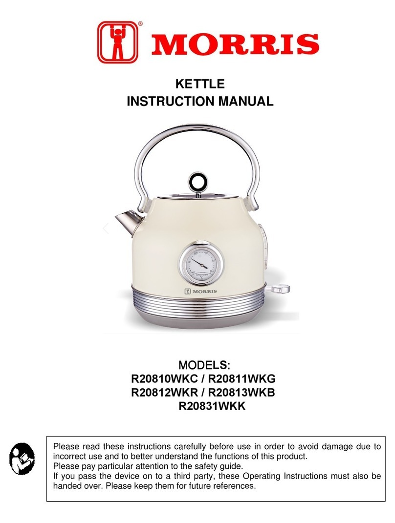 Morris R20810WKC instruction manual