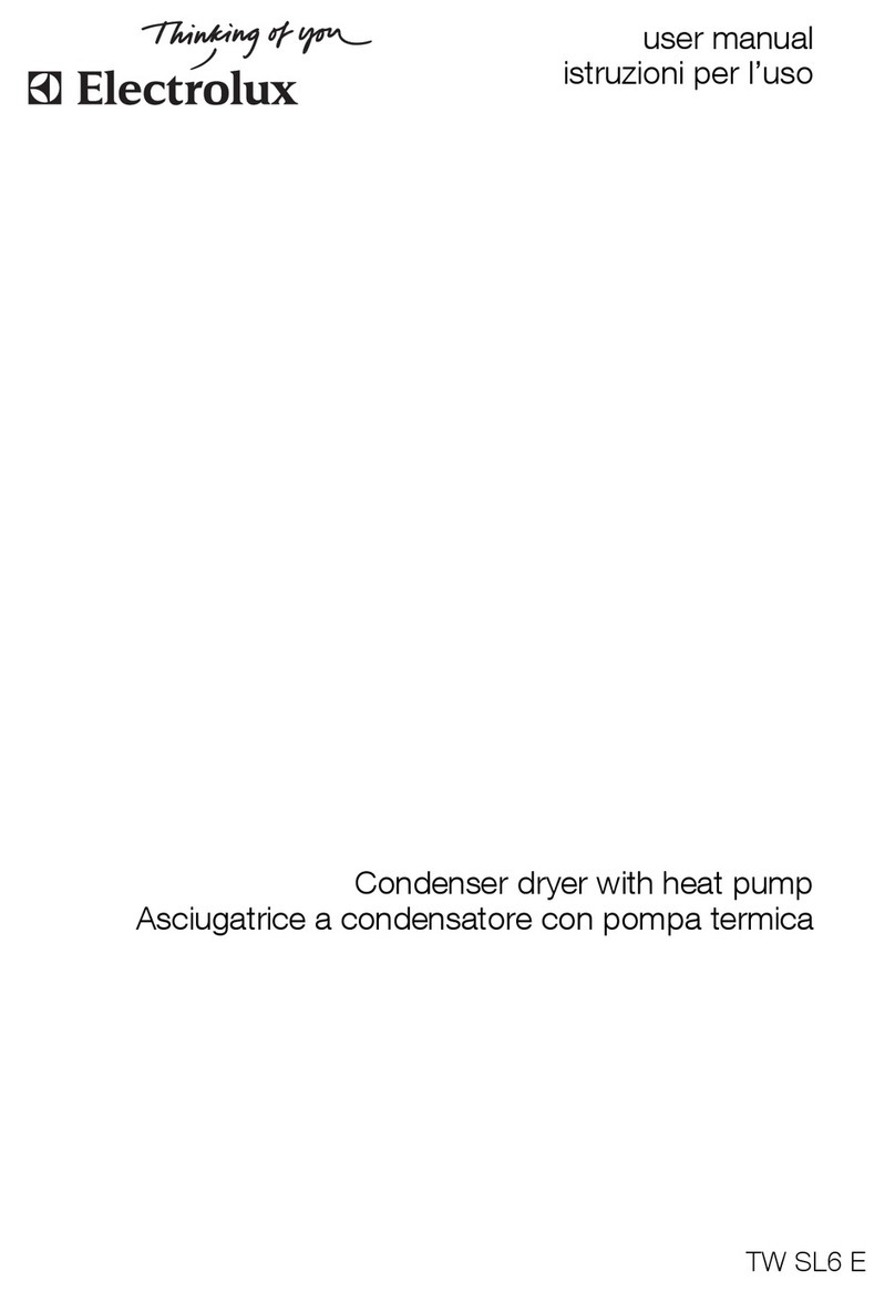 Electrolux TW SL6 E User manual