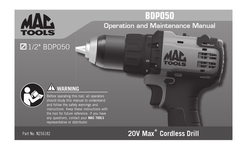 MAG TOOLS BDP050 Operation and maintenance manual