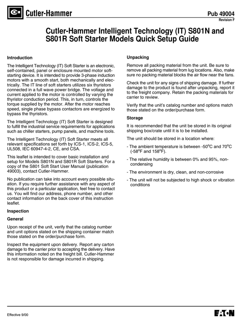 Eaton Cutler-Hammer S801N User manual