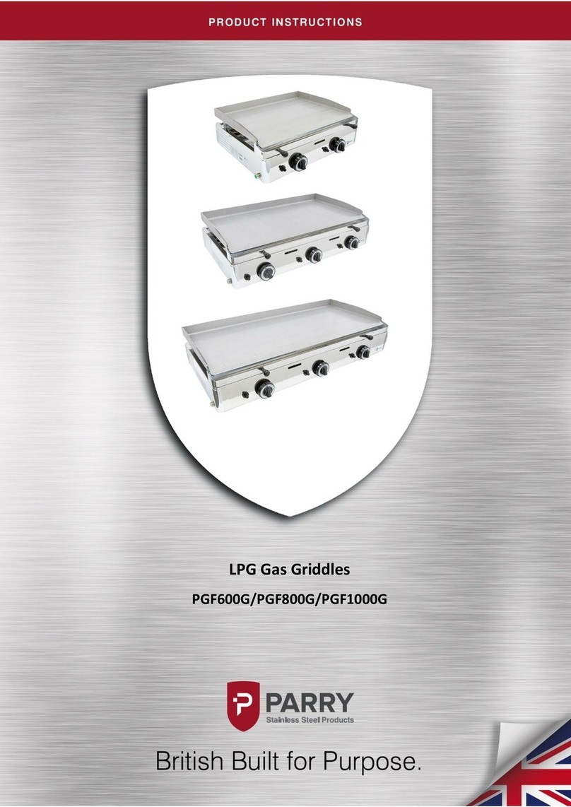 PARRY PGF600G Instruction sheet
