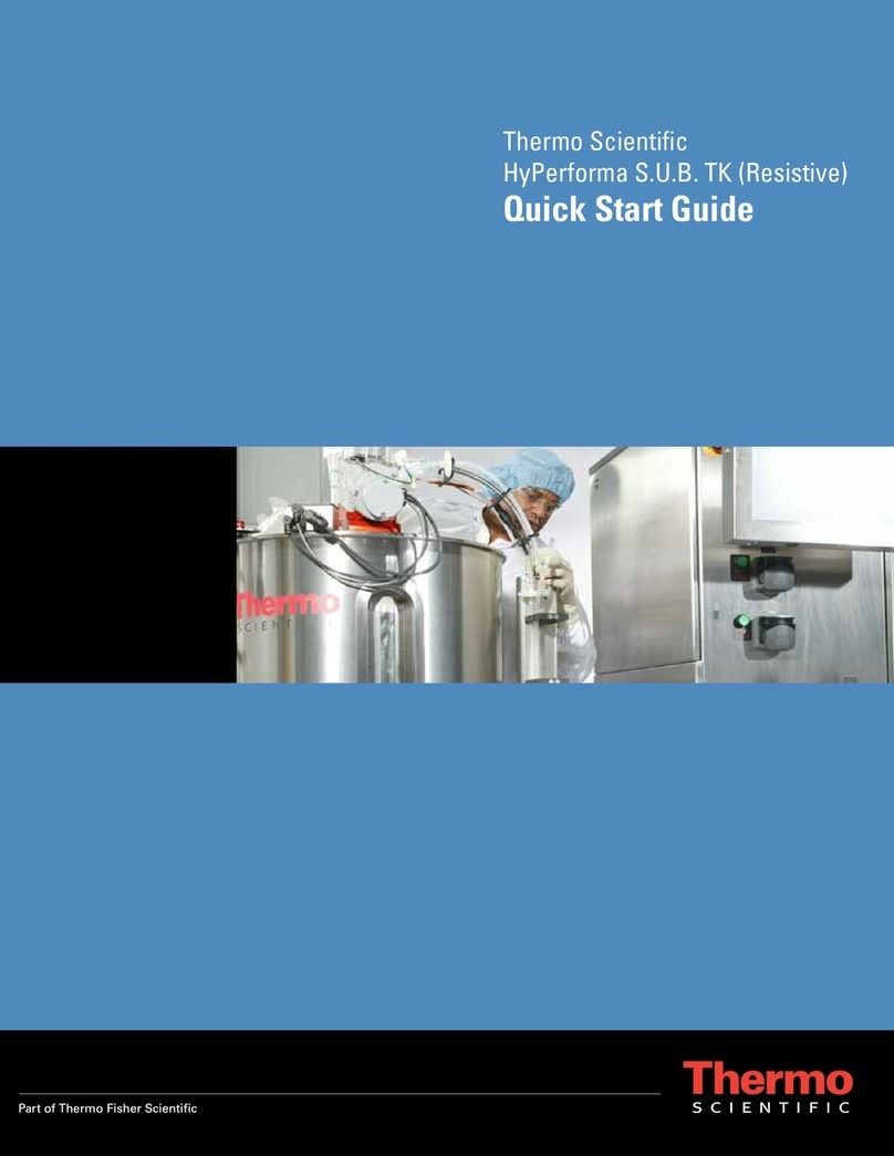 Thermo Scientific HyPerforma S.U.B. TK User manual