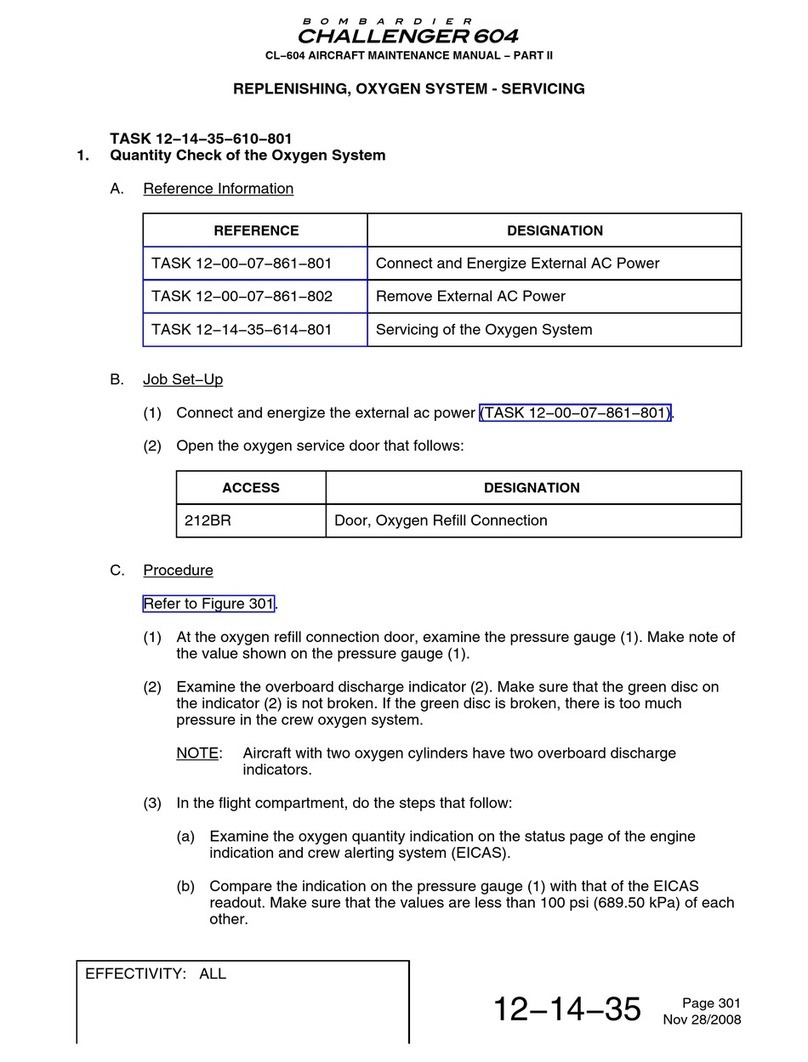 BOMBARDIER CHALLENGER 604 Maintenance manual