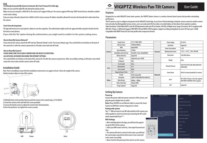 Vigilate VIGIPTZ user guide