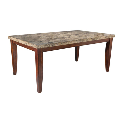 Bob's Discount Furniture Montibello Marble Table Top User manual Bob's Discount Furniture Montibello Marble Table Top User manual
