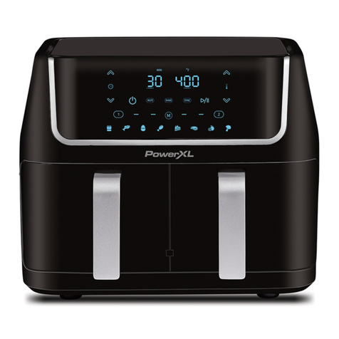 PowerXL Vortex Dual-Basket Air Fryer User manual