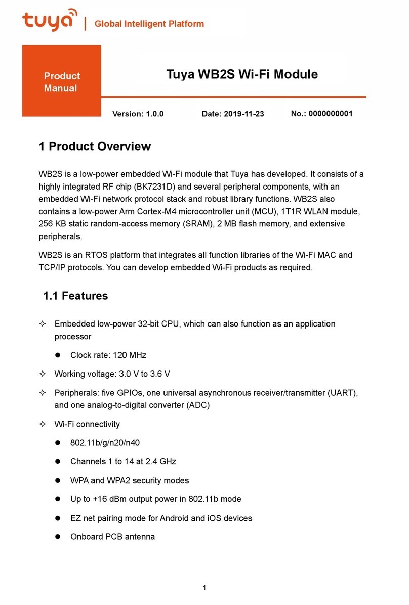 TUYA WB2S manual