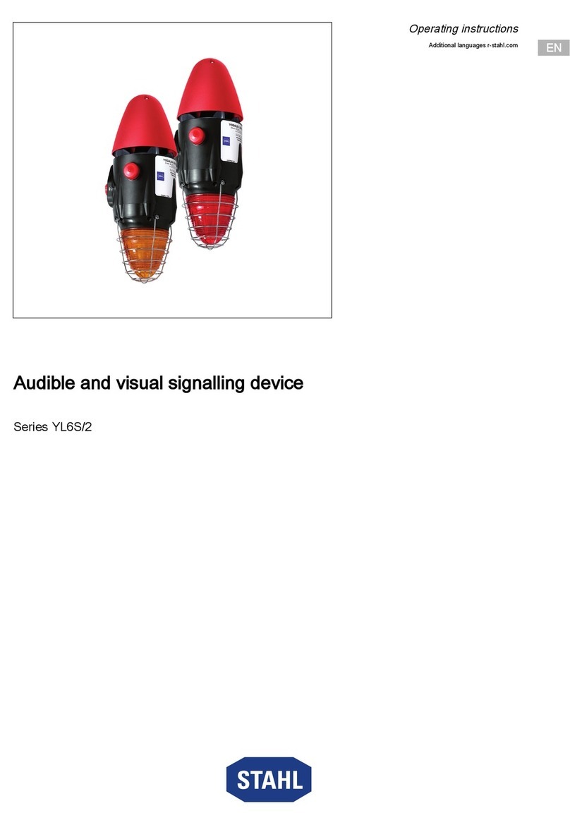 Stahl YL6S/2 Series operating instructions