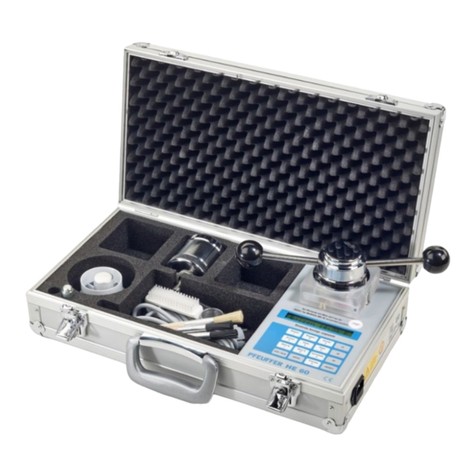 Pfeuffer HE 60 User manual