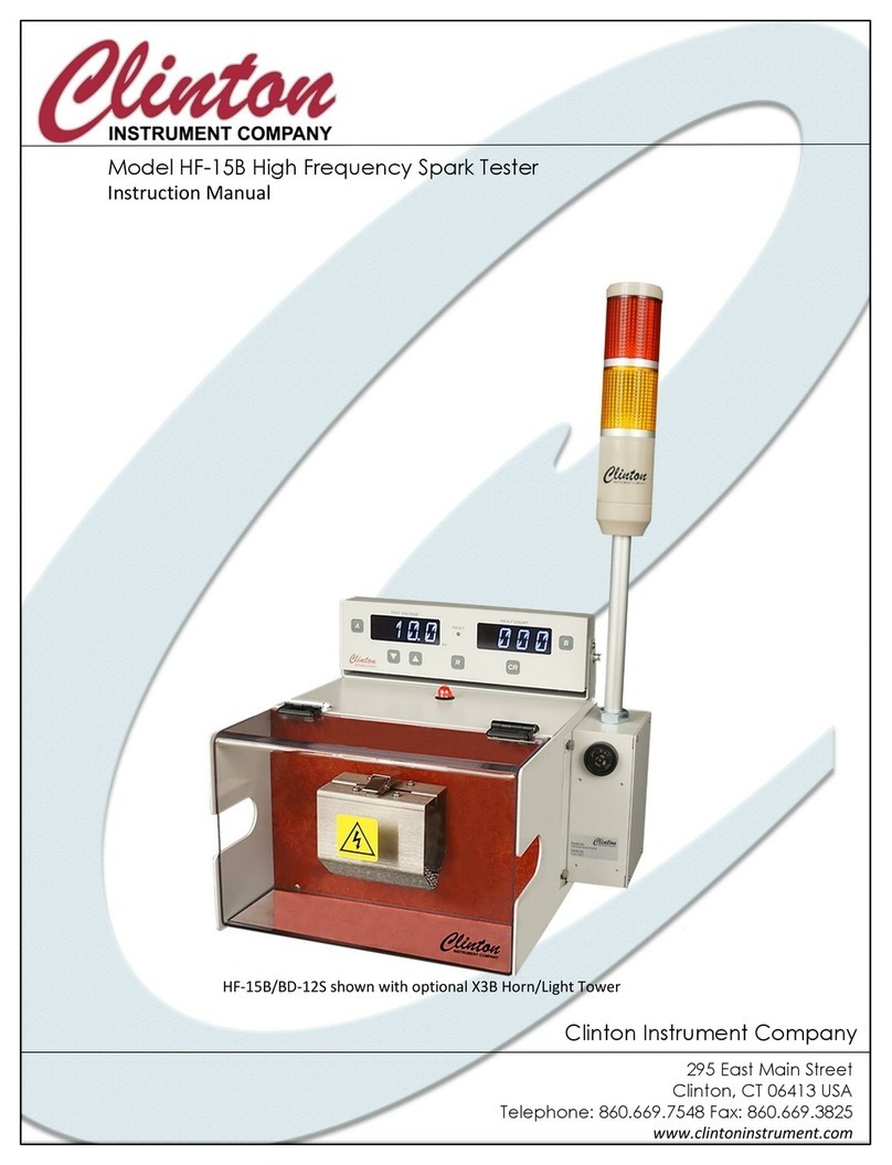 Clinton HF-15B instruction manual