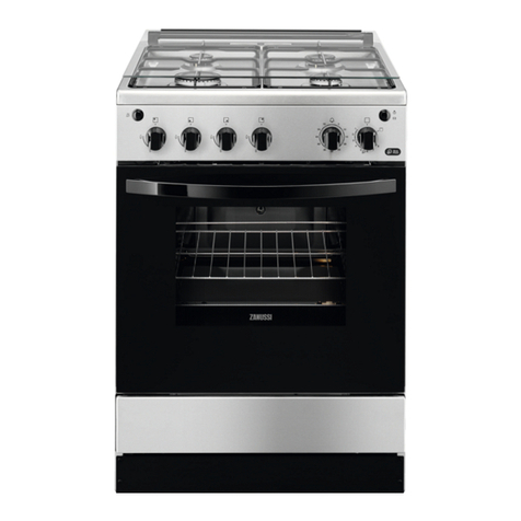Zanussi ZCG61281XA user manual