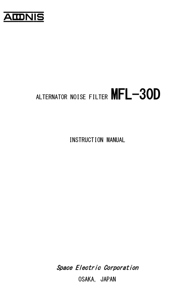 Adonis MFL-30D instruction manual