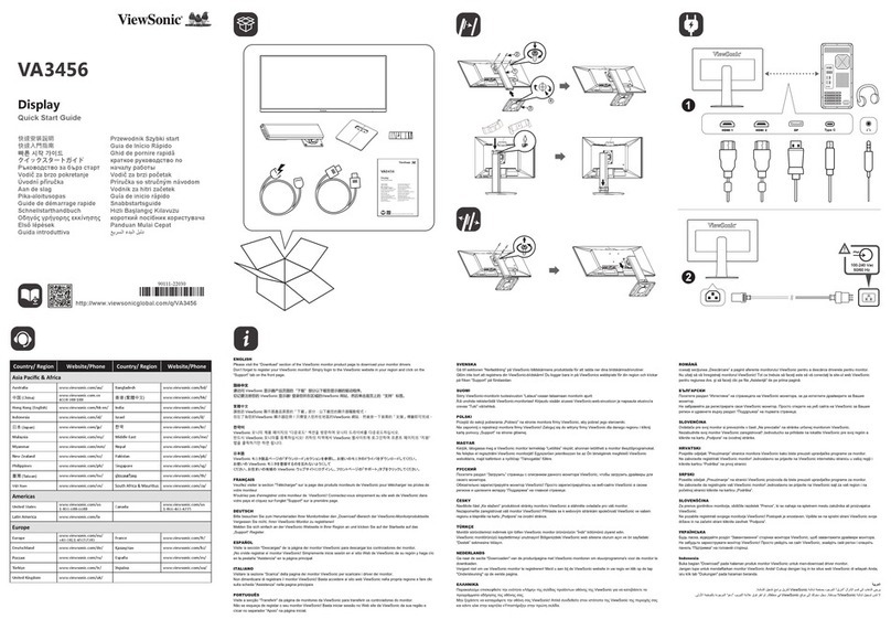 ViewSonic VA3456 User manual