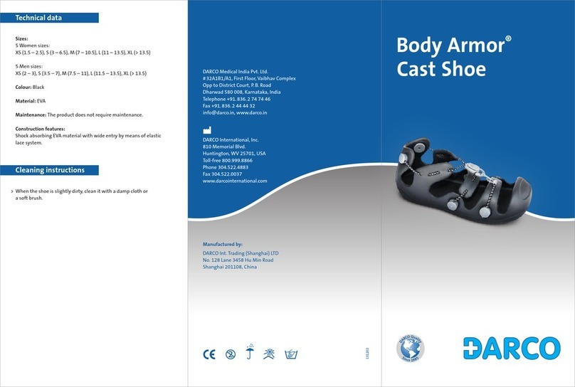 Darco Body Armor dCast Shoe User manual