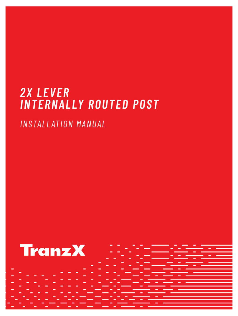 TranzX 2X LEVER installation manual