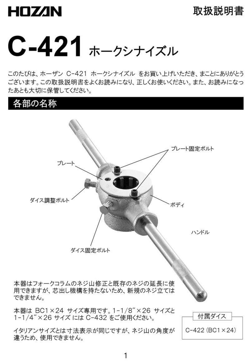 HOZAN C-421 User manual