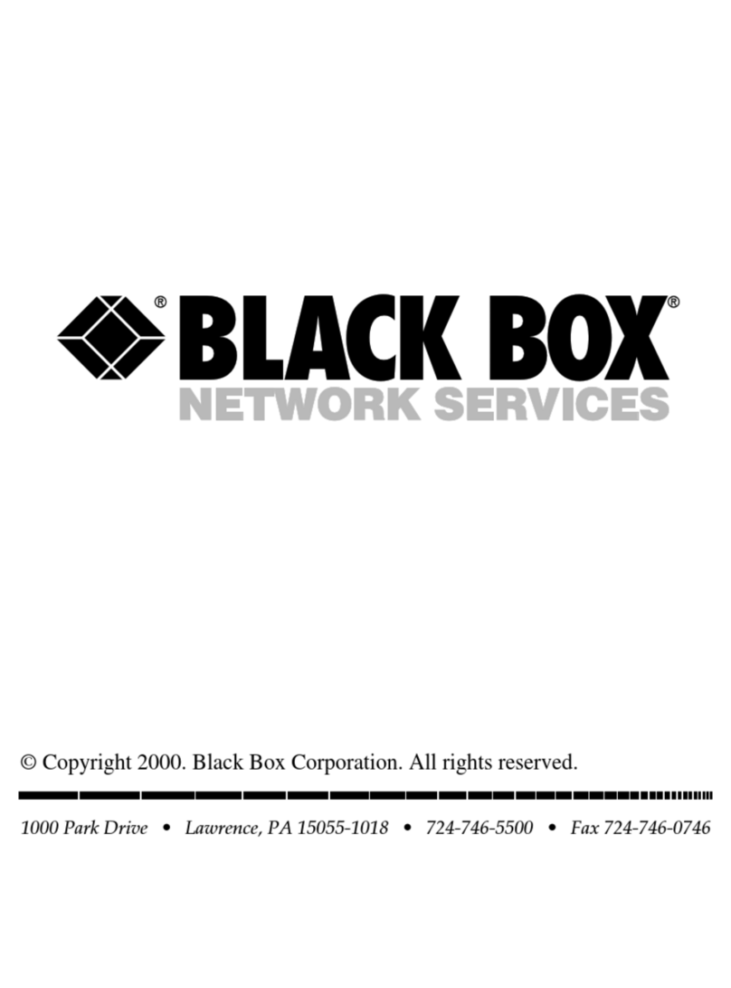 Black Box FT2550A manual