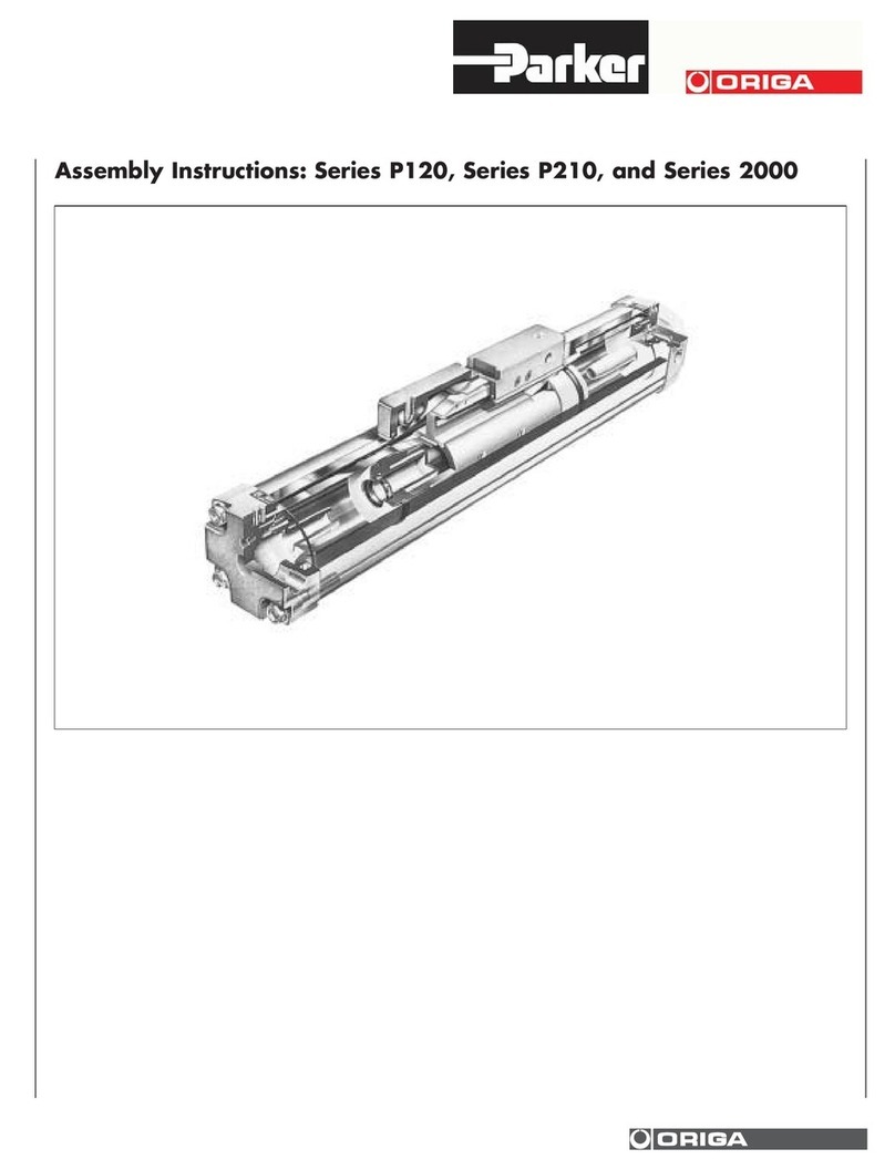 Parker ORIGA P120 Series User manual