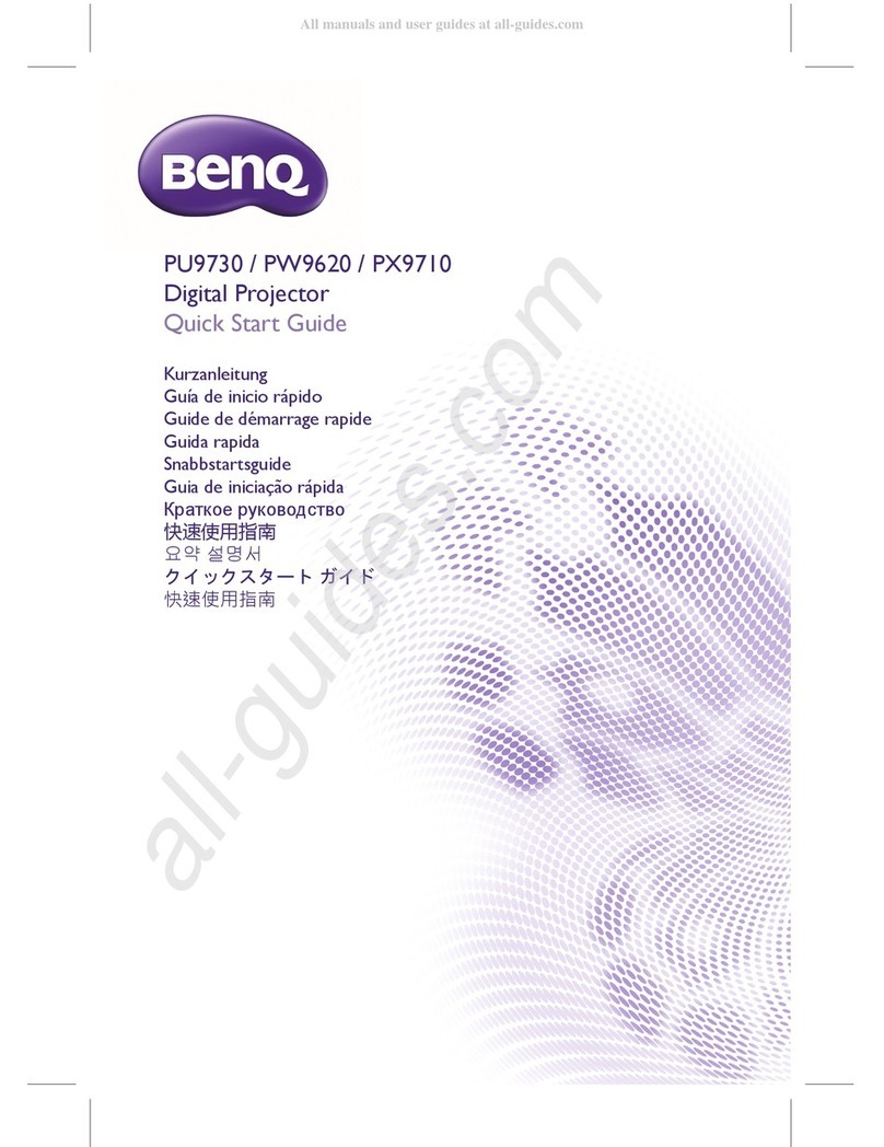 BenQ PU9730 User manual BenQ PU9730 User manual