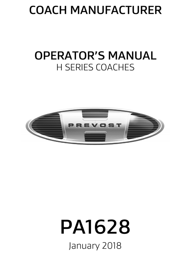 PREVOST H 2018 Series User manual