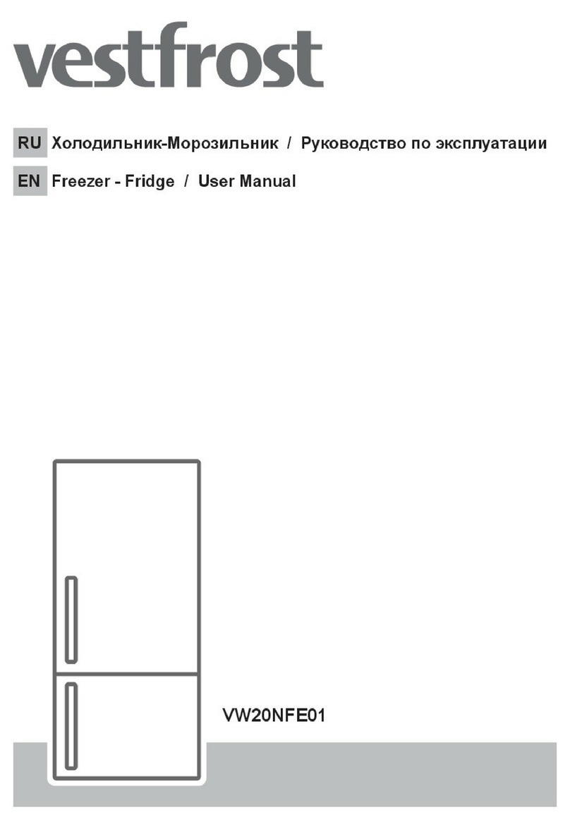 Vestfrost VW20NFE01 User manual