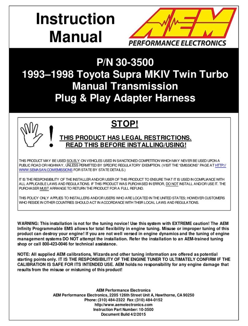AEM 30-3500 instruction manual