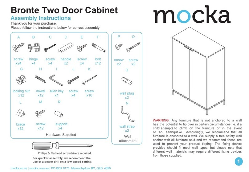 Mocka Bronte Assembly instructions