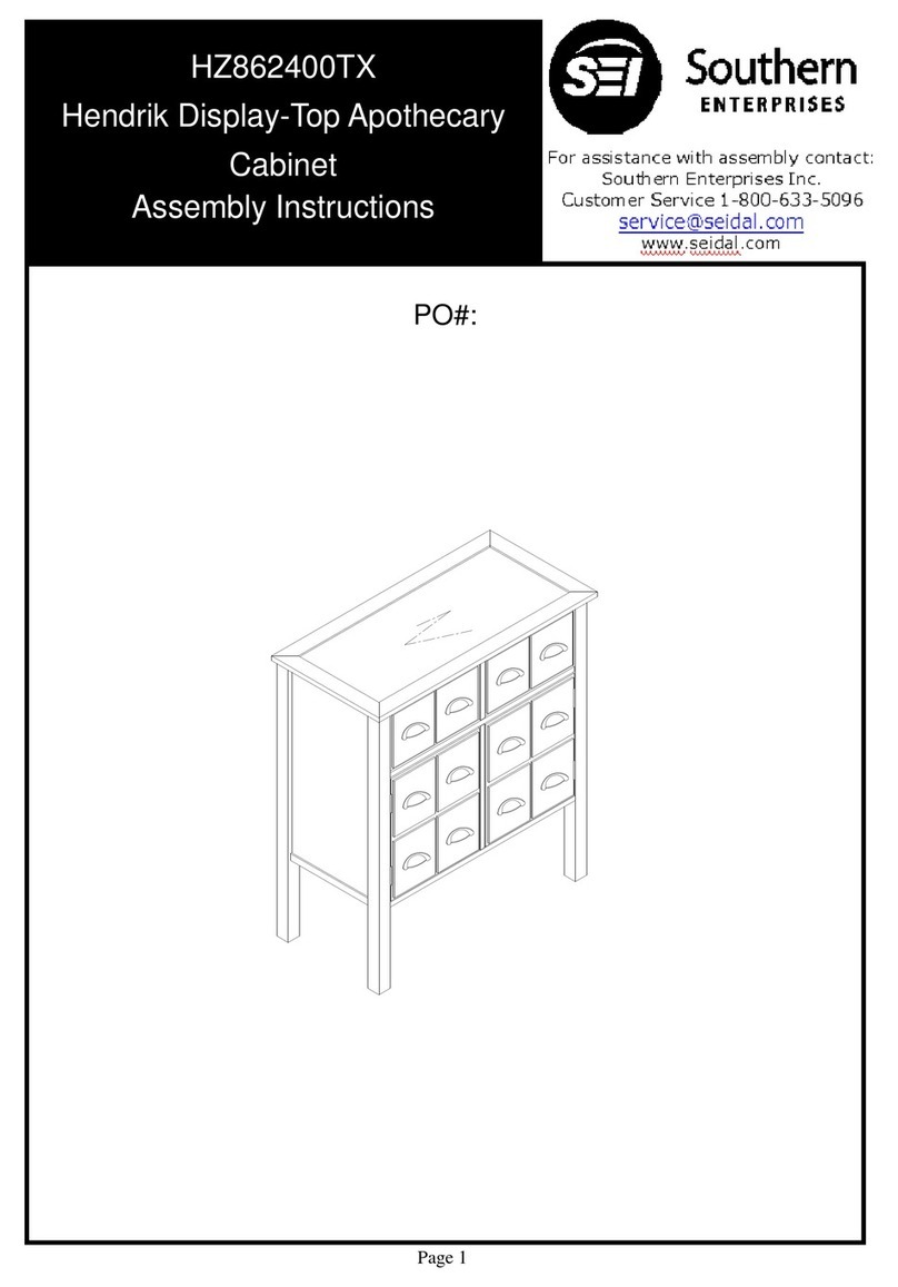 SEI HZ862400TX Assembly instructions SEI HZ862400TX Assembly instructions
