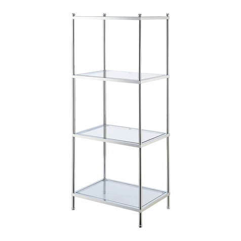 convenience concepts 134001 Assembly instructions convenience concepts 134001 Assembly instructions