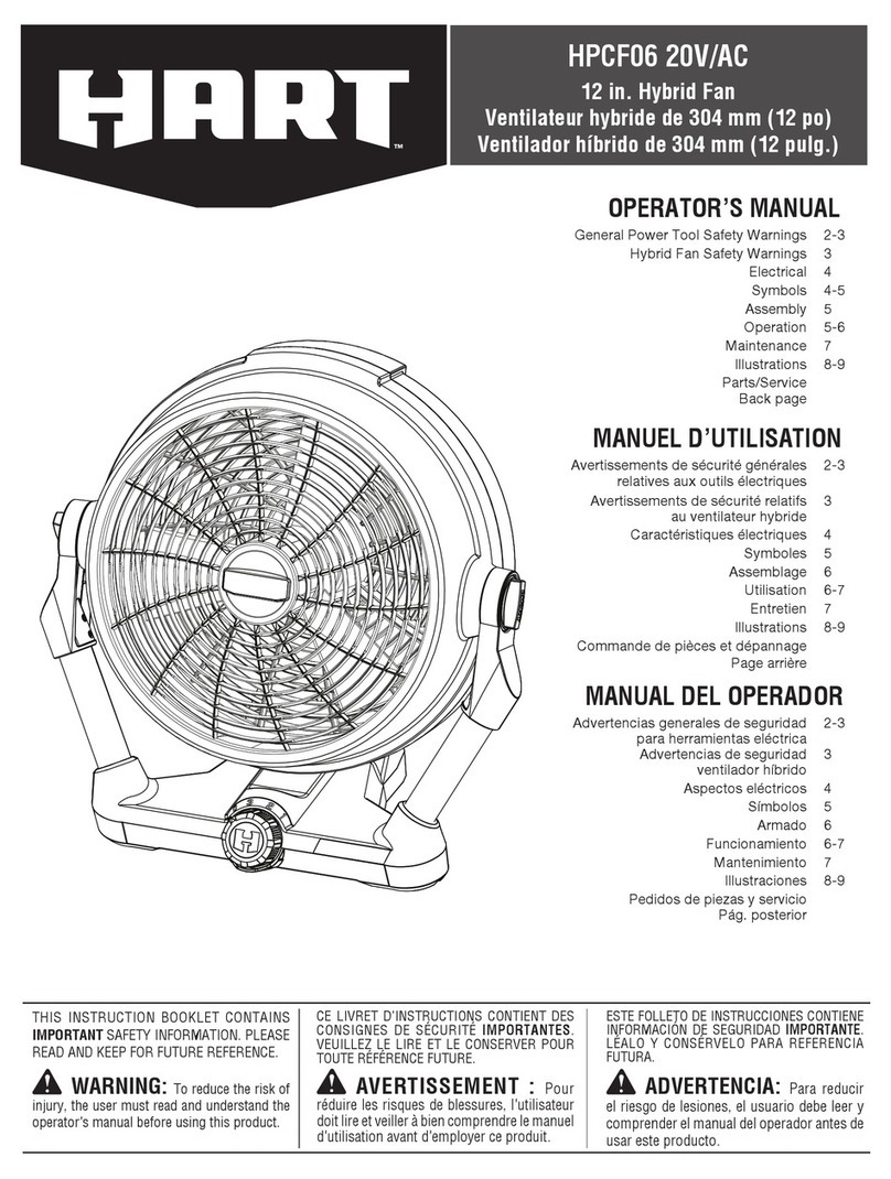 HART HPCF06 User manual