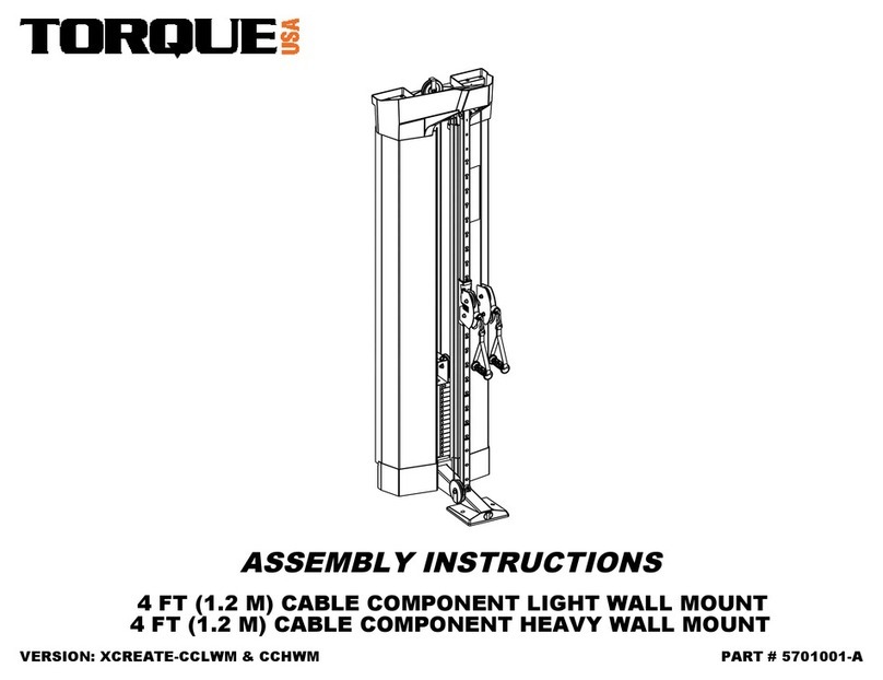 Torque XCREATE-CCHWM Assembly instructions