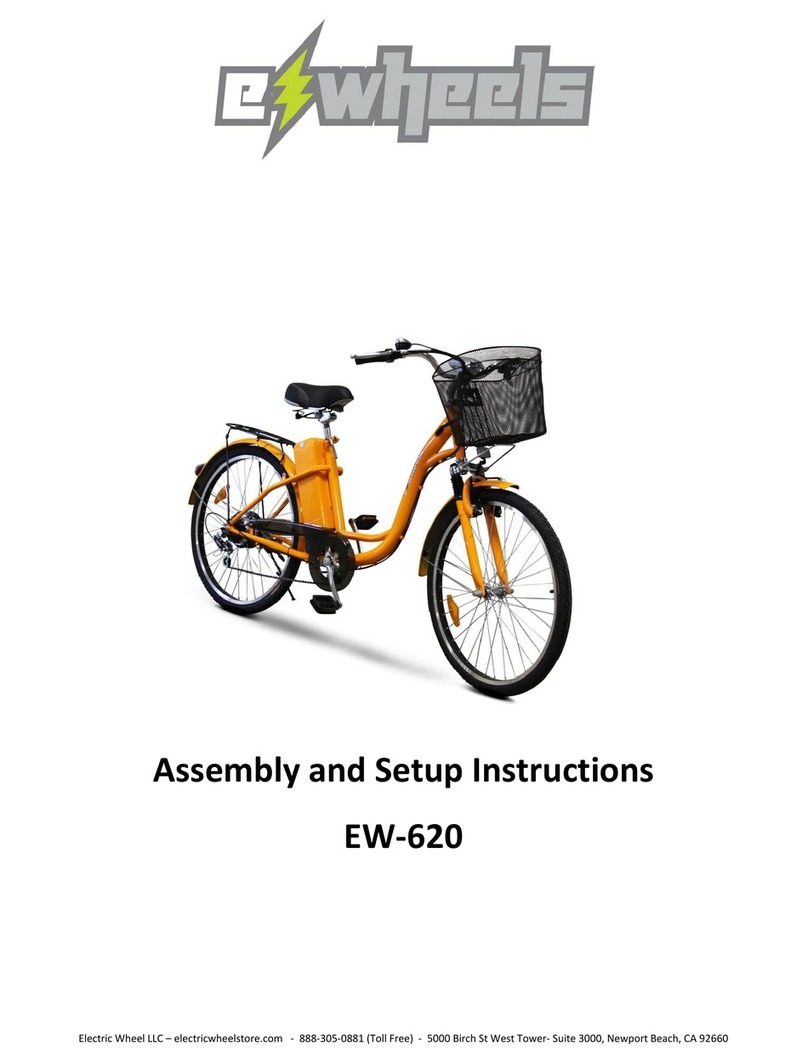 ELECTRIC WHEELS EW-620 Assembly and setup instructions