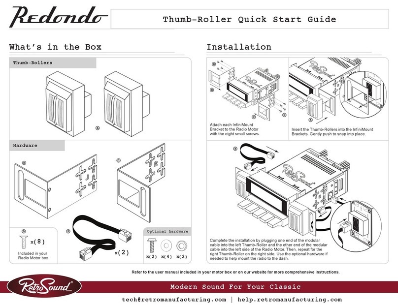 RetroSound Redonodo quick start guide